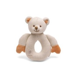 Miyim ตุ๊กตาออร์แกนิค ที่กัดเล่น รูปหมี รุ่น ทีเทอร์ MY-71301 - White/Orange