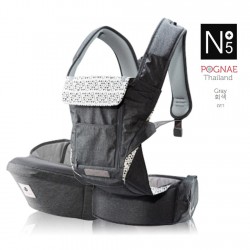 POGNAE เป้อุ้มเด็ก  NO.5 GRAY