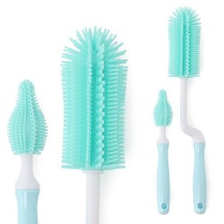 Pognae ML แปรงล้างขวดนม ซิลิโคน เซ็ตงอมิ้นท์(MLB100-01)