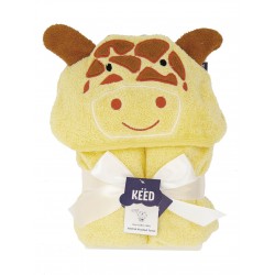 KEED ผ้าขนหนูมีฮูดลายยีราฟ