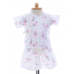 Shawn's Baby Short Sleeve Shirt with Short Pants Sheep Cartoon Pink (size S)