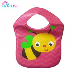 Gracekids Plastic Baby Napkin, Cartoon Little Bee Screened