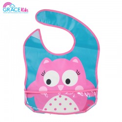Gracekids Baby Rubber Apron, Owl