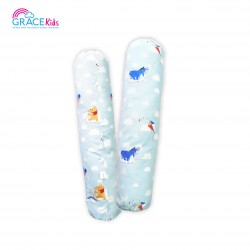 Gracekids ปลอกหมอนข้างไซด์M Pooh Lets Fly a kite (blue) (15*23)