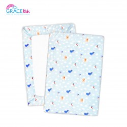 Gracekids ปลอกที่นอนไซด์XL Pooh Lets Fly a kite(blue)(28*40*3)