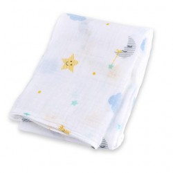 Lulujo Cotton Muslin Swaddle - Dreamland 