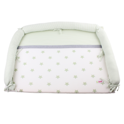 Minene เบาะเปลี่ยนผ้าอ้อม สีขาวเขียวดาว