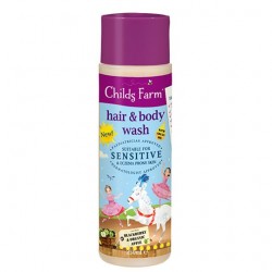 Childs Farm Hair&body wash, blackberry&organic apple 250 ml.