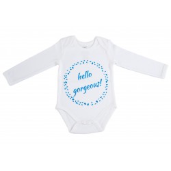 Niovi Organics "Hello Gorgeous" Bodysuit (Blue)