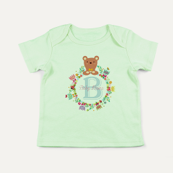 PREVAA BABY SHIRT Design Flower & Bear 