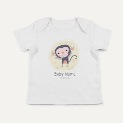 PREVAA BABY SHIRT Design Playful Monkey 