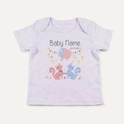 PREVAA BABY SHIRT Design Couple Cat 