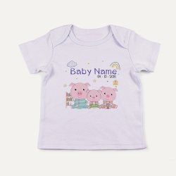 PREVAA BABY SHIRT Design Pig Family 
