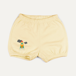 PREVAA BABY PANTS Design Yellow Rocket 