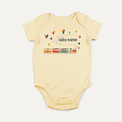 PREVAA BABY บอดี้สูท ลายรถไฟ