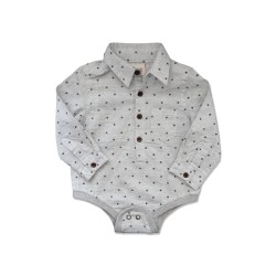 Me and Henry Grey Shirt Onesie