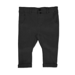 Me and Henry Black Dogtooth Pants (Babies)