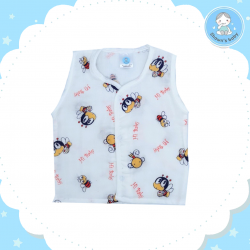 Shawn's Baby Short Sleeve Shirt Bee Cartoon (Red)