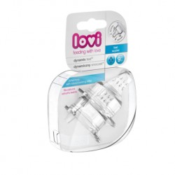 Lovi จุกนม Wide Neck รุ่น Fast สำหรับ 9+ เดือน (3 แพ๊ค)