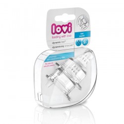 Lovi จุกนม Wide Neck รุ่น Medium สำหรับ 6-9 เดือน (3 แพ๊ค)