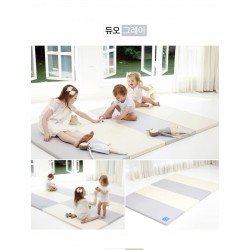 Alzipmat เบาะรองคลาน size SG 140x240x4cm สี Duo Gray