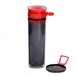 WOW Gear แก้ว TRITAN ไม่หก ดื่มได้360องศา ความจุ600ml (สีแดง)