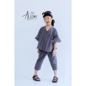 Allday Japanese style set with headband for girl size 7-8 y