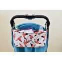 Leeya Storage Bag for Stroller - Pink Bird