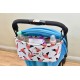 Leeya Storage Bag for Stroller - Pink Bird