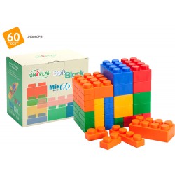 UNiPLAY Soft Block Mix 60 pieces