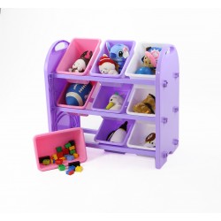 DELSUN 9 Bin Toys Storage Organizer