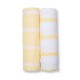 Lulujo 2 Pack Cotton Muslin Swaddles - Yellow Stripes