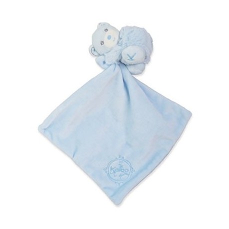 Kaloo "ตุ๊กตาผ้ากัดหมีสีฟ้า  พร้อมกล่องของขวัญ Kaloo "