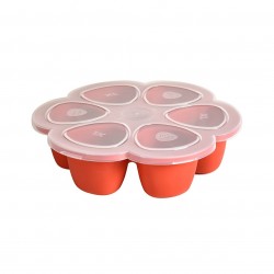 Beaba - Silicone multiportions 6 x 90 ml PAPRIKA