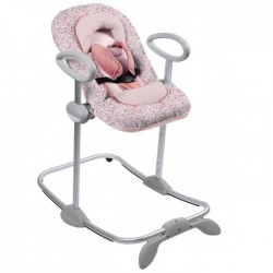 Beaba - เก้าอี้โยกเอนกประสงค์เด็ก สีชมพู