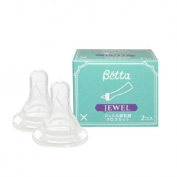 Dr.Betta Replacement Nipple JEWEL 2pcs set (Cross Cut)