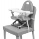 Chicco Pocket เก้าอี้บูสเตอร์ทานข้าวเด็ก Snack Booster Seat - Grey