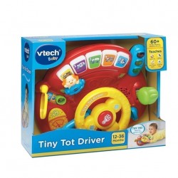 Vtech ของเล่นรูปพวงมาลัยรถสีสันสดใส Tiny Tot Driver