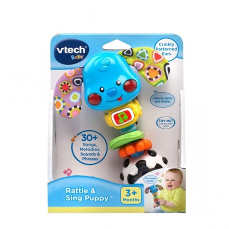 Vtech ของเล่นเขย่าอิเล็กโทรนิกส์รูปน้องหมา Playtime Puppy Rattle