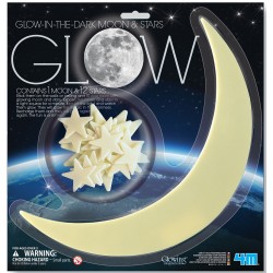 4M ของเล่น Glow In The Dark Moon Star