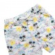 Palette of Apparel T-Shirt Open Fron & Shorts - Allover Print (3-18M)