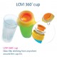 Lovi 360 Cup With Handles (250ml) Junior - Red