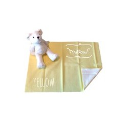 Mellow Quick dry Quick dry Pee Pads, Waterproof Fabric 100% SIZE S (50x70 CM) Yellow