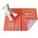 Mellow Quick dry Quick dry Pee Pads, Waterproof Fabric 100% SIZE M (70x100 CM) Peach