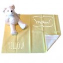 Mellow Quick dry Quick dry Pee Pads, Waterproof Fabric 100% SIZE M (70x100 CM) Yellow