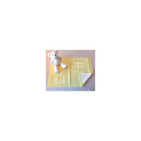 Mellow Quick dry Quick dry Pee Pads, Waterproof Fabric 100% SIZE L (100x140 CM) Yellow