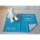 Mellow Quick dry Quick dry Pee Pads, Waterproof Fabric 100% SIZE L (100x140 CM) Cool Blue