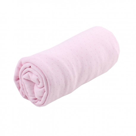 Minene Fitted Sheet Cream Pink