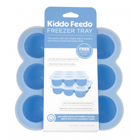 Kiddo Feedo Freezer Tray (Blue)