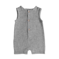 Me and Henry Grey Woven Playsuit 